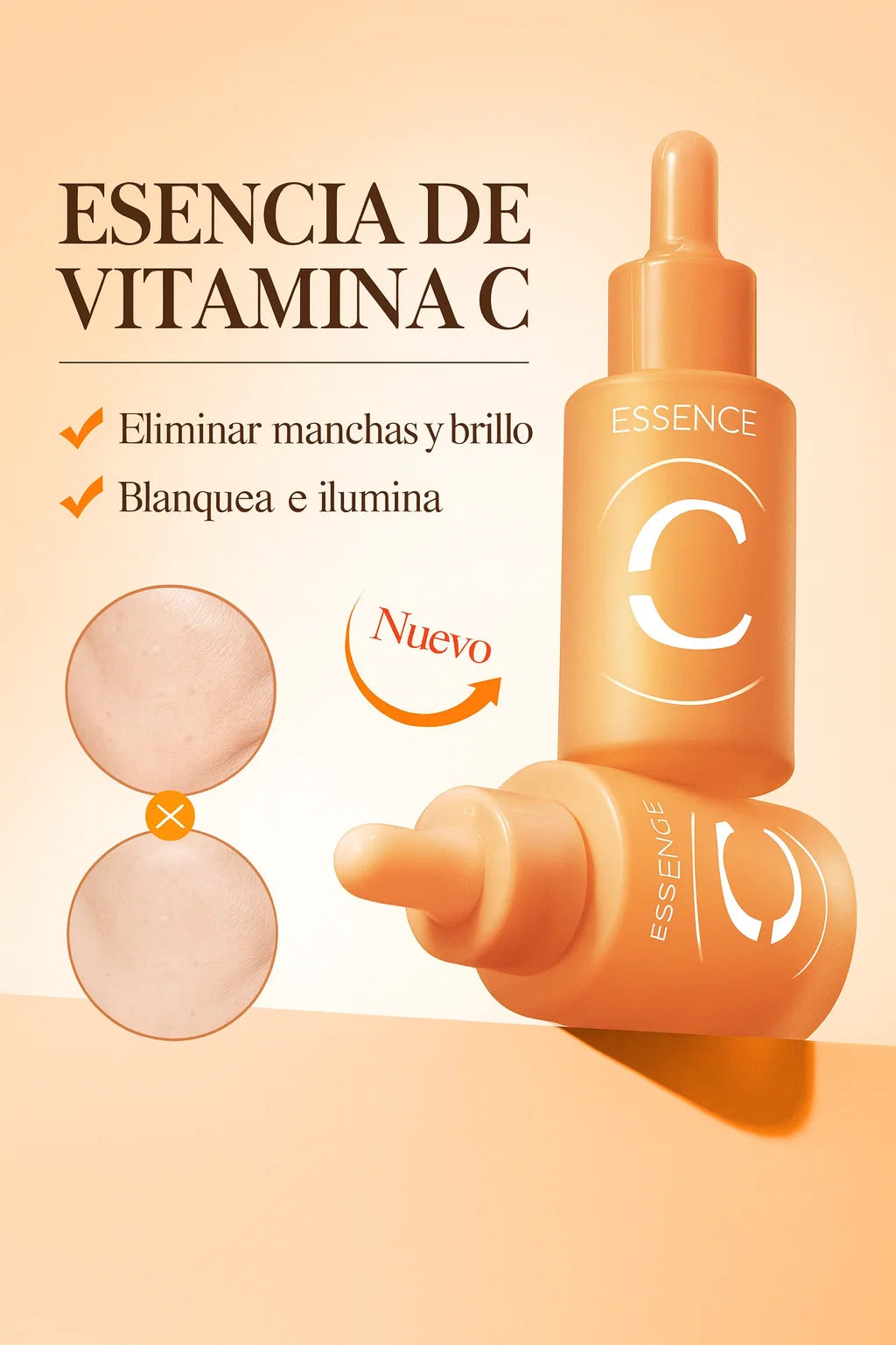 Sérum Facial Vitamina C - Hidratación y Luminosidad Antienvejecimiento
